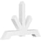 Ekena Millwork Vanguard Architectural Grade PVC Gable Bracket, 48"W x 32"H x 4"D x 4"F, 16/12 Pitch GBP048X32X0404VAN00 - alternate 1